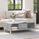 vidaXL Table basse Sonoma gris 103 5 x 60 x 35 cm Bois d'ingénierie