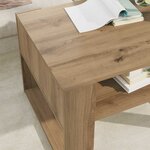 vidaXL Table basse Chêne artisanal 66 x 53 x 45 cm Bois d'ingénierie