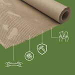 Pack and Move - Papier d'emballage nid d'abeille - Ø 0 4 x 25m - Emballer  protéger  calage