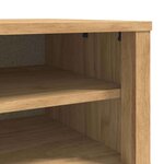 vidaXL Banc de couloir avec tiroir FLORO Cire marron 115 x 40 x 45 cm