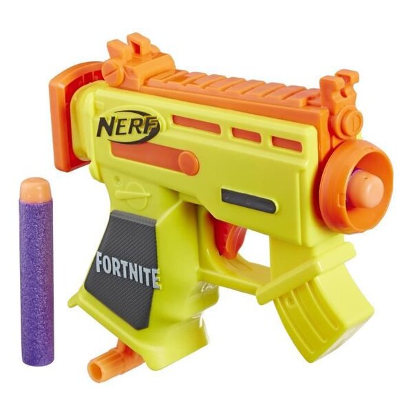 Nerf MicroShots Fortnite Micro AR-L et Flechettes Nerf Elite Officielles