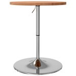 vidaXL Table de bar Ø60x90 5 cm bois massif de hêtre