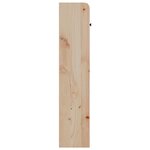 vidaXL Tête de lit avec rangement 140 cm bois massif de pin