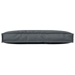 vidaXL Coussin Anthracite 80 x 40 x 12 cm Tissu Oxford