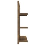 vidaXL Miroir de bain Chêne marron 60x10 5x45 cm Bois d'ingénierie
