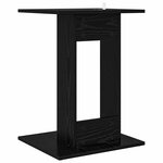 vidaXL Table d'appoint Chêne noir 45 x 40 x 62 5 cm Bois d'ingénierie