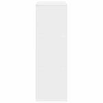 vidaXL Buffet avec tiroir Blanc 30 5 x 27 x 84 5 cm