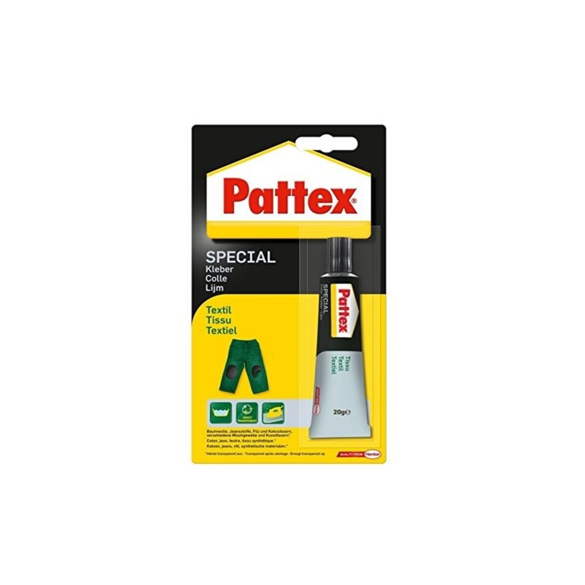 Pattex Colle spéciale TEXTIL, tube de 20 g - La Poste