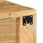 VidaXL Meuble TV mural 80x30x19 cm bois massif de manguier brut