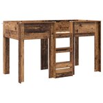 vidaXL Lit Superposé pour Enfants Bois ancien 75 x 190 cm