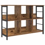 vidaXL Étagère Bois Ancien 102 x 32 x 72 5 cm Bois d'ingénierie