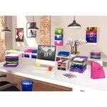 Corbeille à courrier Pro Happy Lilas Translucide x 10 CEP