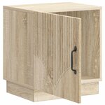 vidaXL Table de chevet 2 Pièces Chêne Sonoma 43 x 34 5 x 47 cm