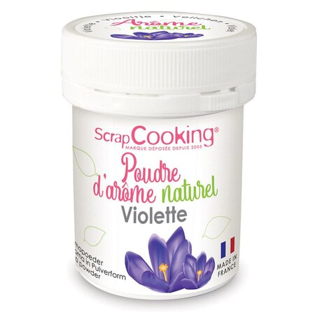 Arôme alimentaire naturel en poudre 15 g - violette