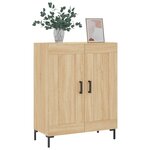 vidaXL Buffet chêne sonoma 69 5x34x90 cm bois d'ingénierie