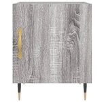 vidaXL Table de chevet sonoma gris 40x40x50 cm bois d'ingénierie