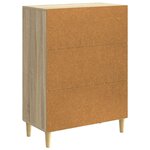 vidaXL Buffet Chêne Sonoma 66 x 34 5 x 90 cm Bois d'ingénierie