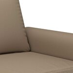 vidaXL Fauteuil Cappuccino 60 cm Similicuir