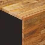 vidaXL Meuble d'appoint Marron 40 x 33 x 75 cm Bois de mangue massif