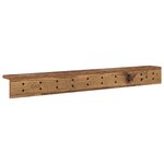 vidaXL Porte-manteau mural Bois ancien 100 x 10.5 x 10.5 cm