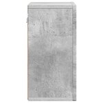vidaXL Armoire suspendue Gris béton 60 x 20 x 40 cm Bois d'ingénierie