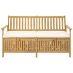vidaXL Banc de rangement 2 -Seater 148 x 63 x 84 cm Rectangulaire