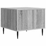 vidaXL Table basse Sonoma gris 49 x 50 x 40 cm Bois d'ingénierie