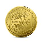 Le Seigneur des Anneaux Monnaie de 100€ Or La feuille de la Lórien