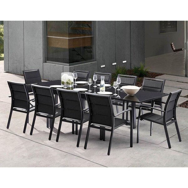 Salon de jardin moderne 10 personnes modulo