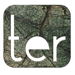 Numéro TER- Numéro adhésif pour boîtes aux lettres- Pierre véritable 50 mm  ORIGINES