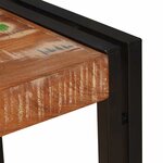 vidaXL Table console Multicolore 90 x 33 x 75 cm Bois Recyclé Solide