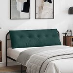 vidaXL Coussin de Dos Vert foncé 140 x 19 x 50 cm tissu