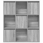 vidaXL Bibliothèque sonoma gris 89x24x101 5 cm bois d'ingénierie