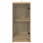 vidaXL Buffet chêne artisanal 35 x 37 x 76 cm Bois d'ingénierie