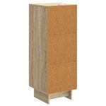 vidaXL Buffet Chêne Sonoma 33 x 34 5 x 90 cm Bois d'ingénierie