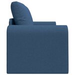 vidaXL Canapé-Lit 60cm Bleu tissu