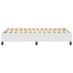 vidaXL Cadre de lit Blanc 120x200 cm Similicuir