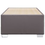 vidaXL Cadre de lit Gris 80x200 cm Similicuir