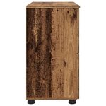vidaXL Cabinet de salle de bain Bois ancien 76 5 x 35 x 64 cm