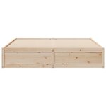 vidaXL Cadre de lit sans matelas 180x200 cm bois massif de pin