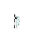 THIRARD - Boitier de serrure encastrable à cylindre pour porte d'entrée  axe 45mm  entraxe 90mm  bouts ronds  bronze