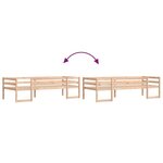 vidaXL Cadre de lit pour enfants sans matelas 90x200 cm pin massif