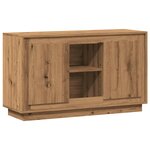 vidaXL Buffet chêne artisanal 102x35x60 cm bois d'ingénierie