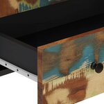 vidaXL Buffet haut et tiroir 60x33x100 cm bois massif récupération/fer