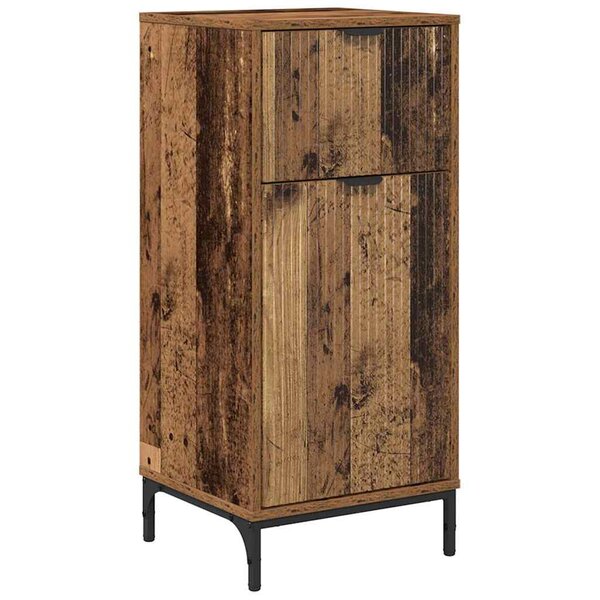 vidaXL Cabinet de salle de bain Bois ancien 39.5 x 36 x 88 cm