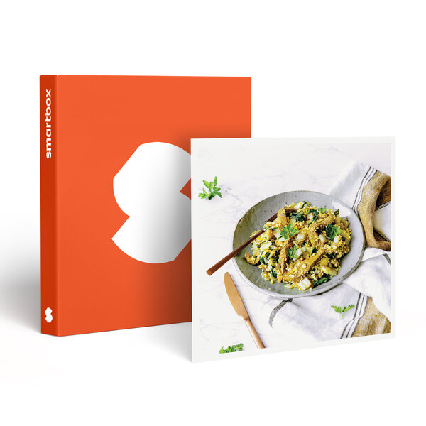 SMARTBOX - Coffret Cadeau Panier à cuisiner Recettes et Cabas pour 2 personnes avec 4 délicieuses recettes - Gastronomie