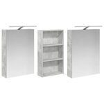 vidaXL Ensemble de Meubles de Salle de Bain 3 Pièces 140 x 14 5 x 70 cm
