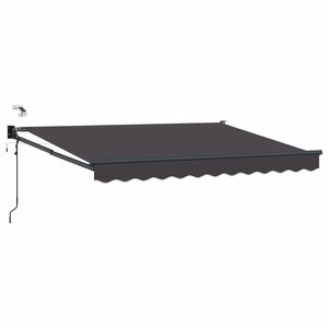 vidaXL Auvent rétractable électrique Anthracite 3 x 2 5 m