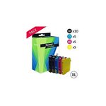 Compatible Epson T1636 Pack 25 cartouches Noir/Couleurs 16XL (Stylo plume)