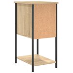 vidaXL Table de chevet chêne sonoma 32x42x70 cm bois d'ingénierie
